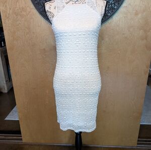 Aqua Brand White Lace Dress